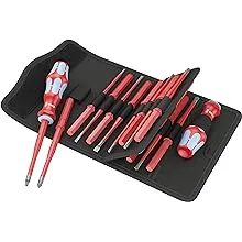 Wera Kraftform Kompakt VDE Stainless Steel Extra Slim 1 Screwdriver Set