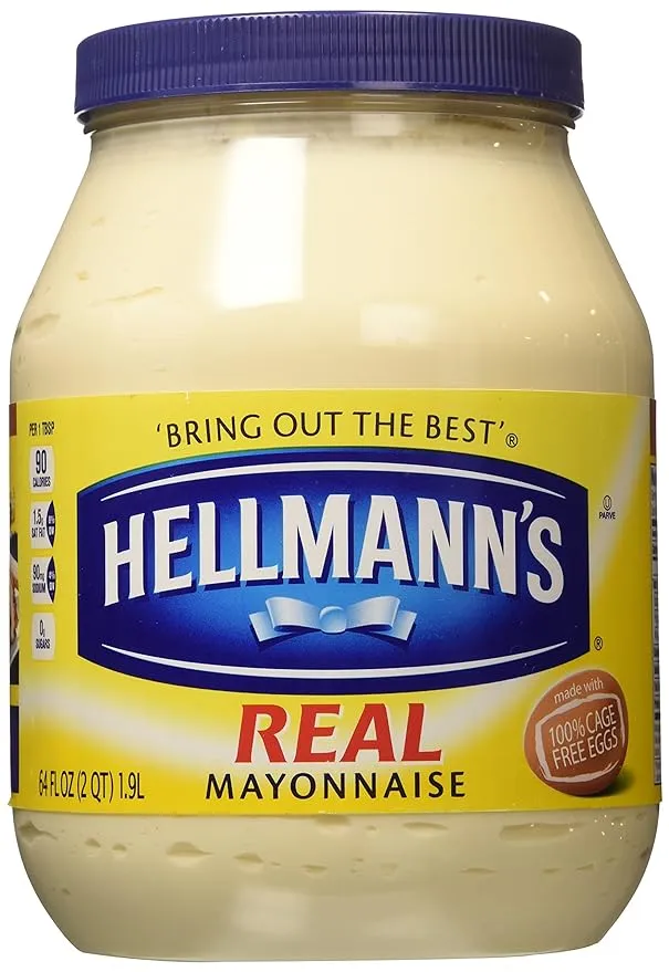 Hellmann's Real Mayonnaise For a Rich Creamy Condiment Real Mayo Squeeze Bottle Gluten Free, Made With 100% Cage-Free Eggs 20 oz