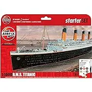 Airfix RMS Titanic 1:1000 Ship Plastic Model Kit Large Starter Gift Set A55314