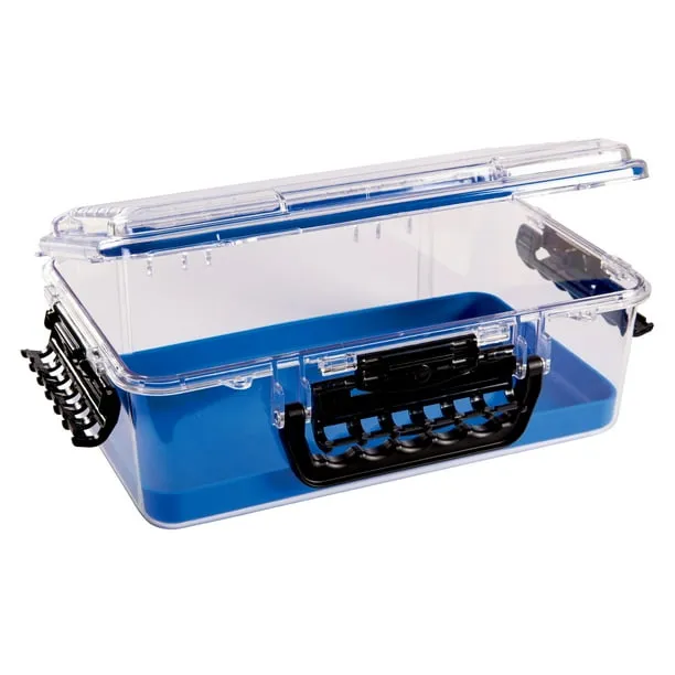 Plano Guide Series Waterproof Case 3700 - Blue/Clear 