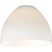 Design Classics Satin White Glass Shade - 1-5/8-Inch Fitter Opening