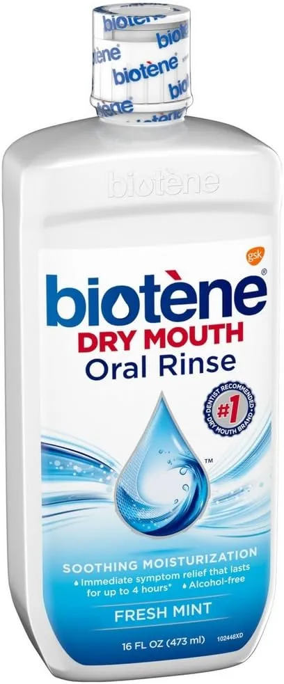 Biotene Mouthwash For Dry Mouth Relief Fresh Mint