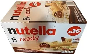 Nutella B-ready, Hazelnut, 0.7 oz Bag, 36/Carton