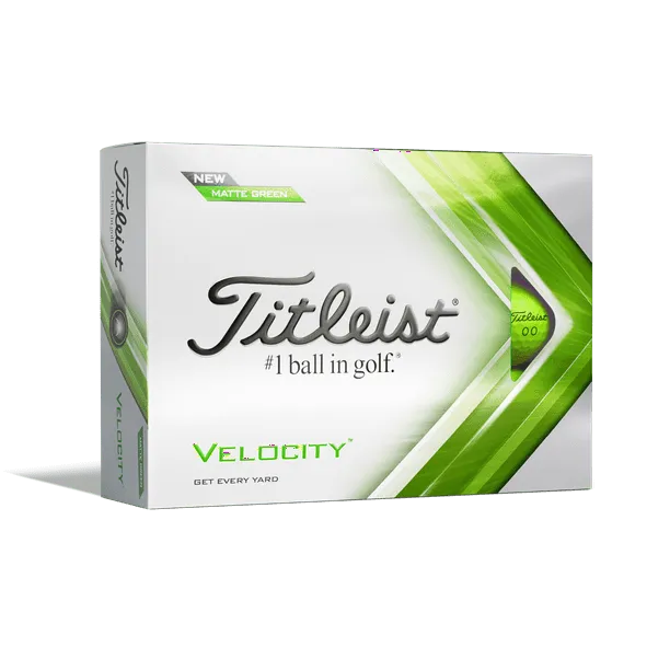 Titleist Velocity Golf Balls, 12 Pack, Matte Blue