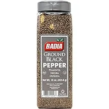 16 oz Bottle Badia Ground/Black Pepper/Powder/<wbr/>Pimienta/Negra<wbr/>/Molida/Polvo/<wbr/>Kosher