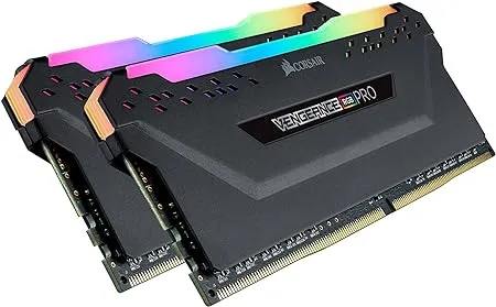 Corsair Vengeance RGB Pro 32GB (2x16GB) DDR4 3200 (PC4-25600) C16 Memoria de escritorio - Negro (CMW32GX4M2C3200C16)