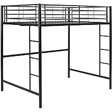 Walker Edison Full Size Premium Metal Loft Bed