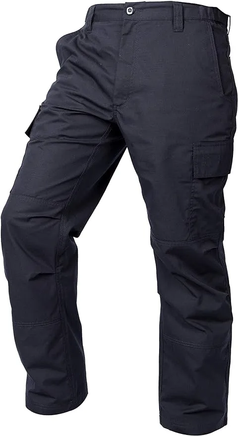 LAPG Men's Core Cargo Tactical Pants, Lightweight & Durable Ripstop Cargo Pants for Men, Stretch Waistband CCW Pants