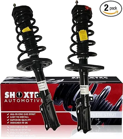 Shoxtec Rear Pair Complete Struts Assembly Replacement for 2008-2012 Toyota Avalon 2007-2011 Toyota Camry Coil Spring Shock Absorber Repl. part no. 172310 172309