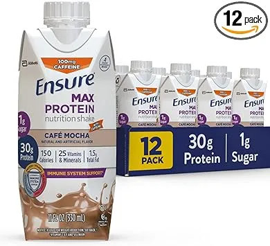 Ensure Max Protein Ready-to-Drink Nutrition Shake - Milk Chocolate, 11 fl oz, 4 ct