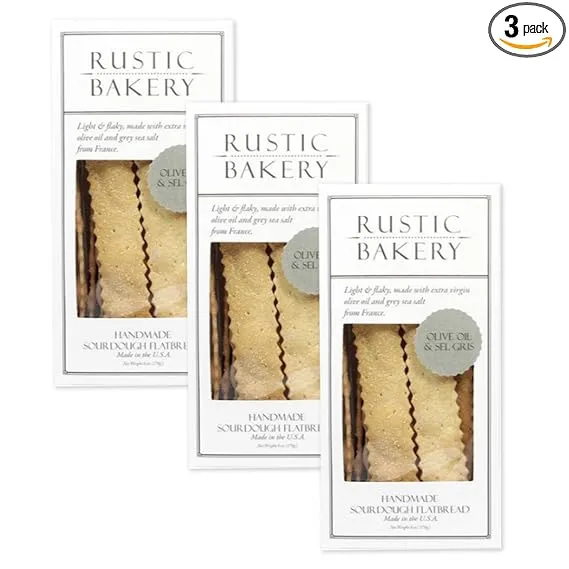 Rustic Bakery Olive Oil Sel Gris Flatbread