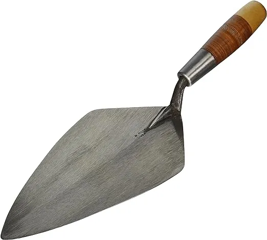 W. Rose RO312-11 11" Wide London Brick Trowel w/Leather Handle