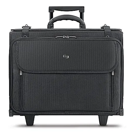 Solo Classic 17.3" Rolling Catalog Case Black