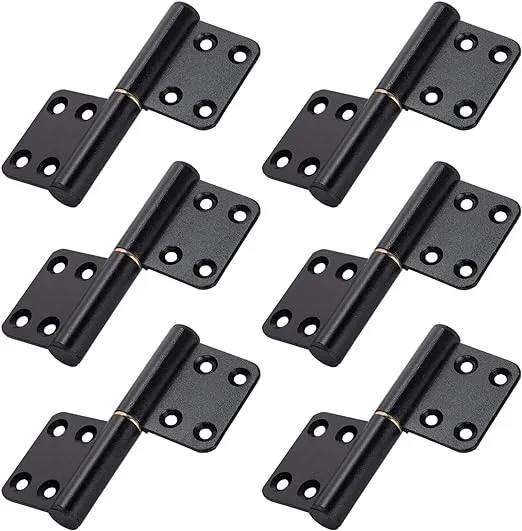 MOZCORN 6 Pcs 4 inch Lift Off Hinges Flag Hinges Door Hinge Removable Hinges