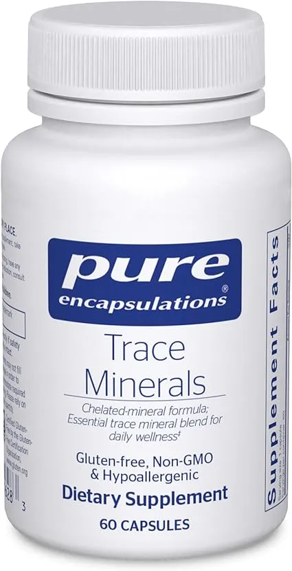 Pure Encapsulations Trace Minerals 60 Capsules