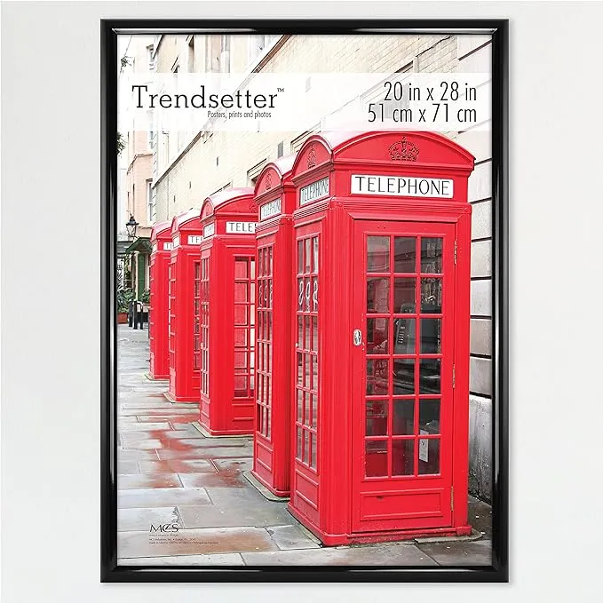 MCS Trendsetter Poster Frame, Black, 20 x 30 in, Single