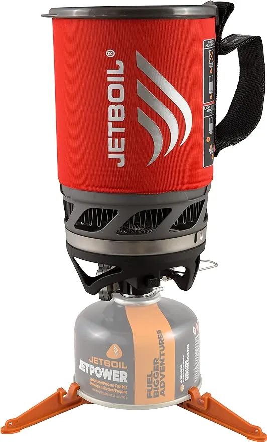 Jetboil MicroMo Lightweight Precision Camping and Backpacking Stove Cooking System with Adjustable Heat Control