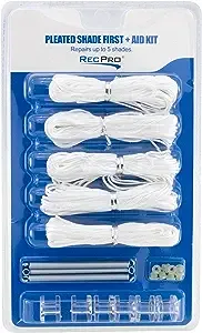 RV Pleated Shade Repair Kit White Window Shade Restringing Kit