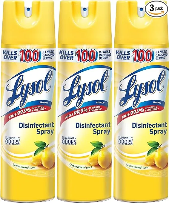 Lysol Lemon Disinfectant Spray