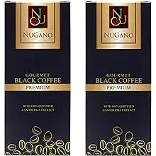 2 Boxes NuGano Ganoderma Lucidum Extract Black Coffee with Zero Calories