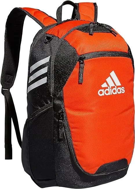 adidas Stadium 3 Sports Backpack, Team Orange, One Sizeadidas Stadium 3 Sports Backpack, Team Orange, One…