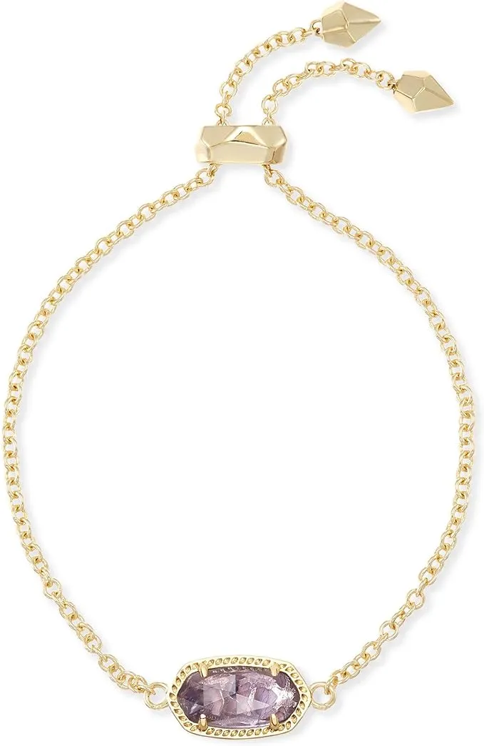 Kendra Scott Elaina Adjustable Chain Bracelet for Women, Fashion Jewelry, Gold-Plated