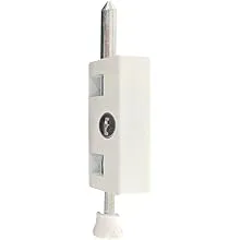 Pro-Lok Entry Armor EPL-106-W Patio Door Lock- Keyed Lg Rectangle (White Finish)