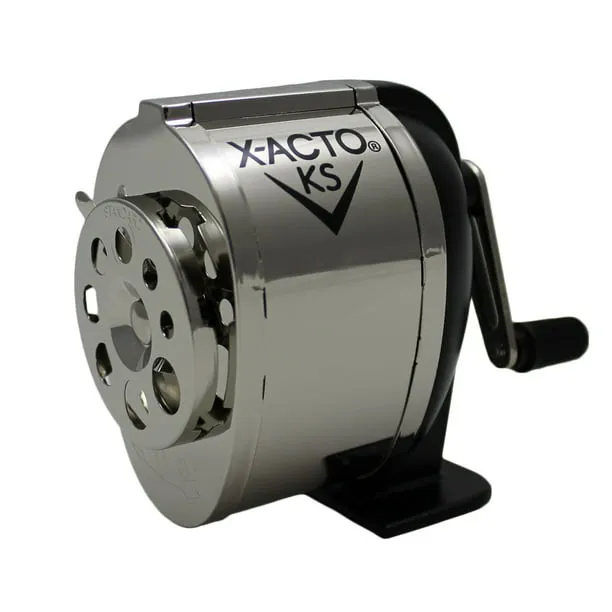 X-ACTO KS Manual Pencil Sharpener, Wall Mountable Pencil Sharpener