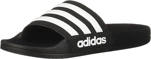 Adidas Kids Adilette Shower Slides Black/White 1