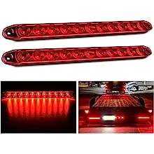 Nilight 16inch 11 LED Red Trailer Light Bar