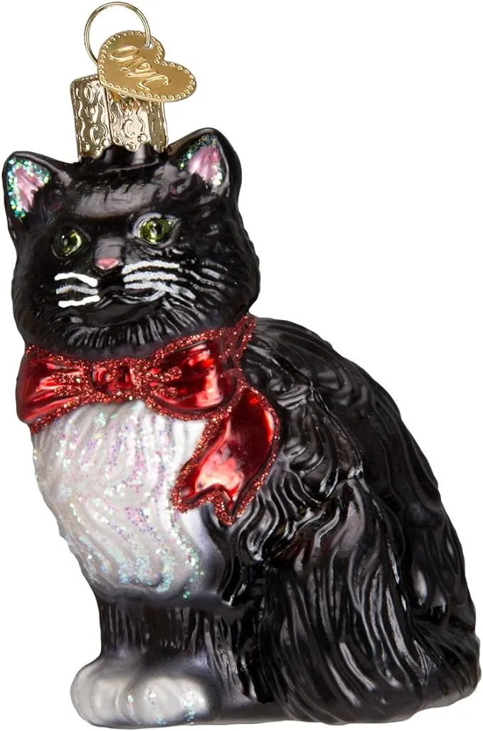 Old World Christmas Tuxedo Kitty Ornament