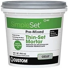 Building Products CTTSG1-2 1 Gallon Thin Set Mortar Gray