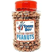 Toffee Boy's Butter Toffee Peanuts - 45 Oz Jar - Family Recipe, Fresh and Hand Cooked, Gluten Free, Real Ingredients, No Preservatives, The PERFECT Holiday Gift