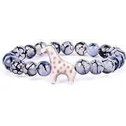 Fahlo Giraffe Tracking Bracelet, Elastic, supports Somali Giraffe Project, one size fits most for Men and Women (Keystone)