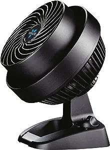 Vornado 530 Compact Whole Room Air Circulator | High Velocity Floor Fan with 3 Speeds for Cooling Airflow | Black