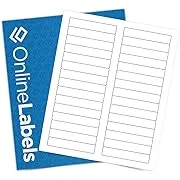 Avery 2181 File Folder Labels on Mini-Sheets, 2/3 x 3-7/16, White, 300/Pack