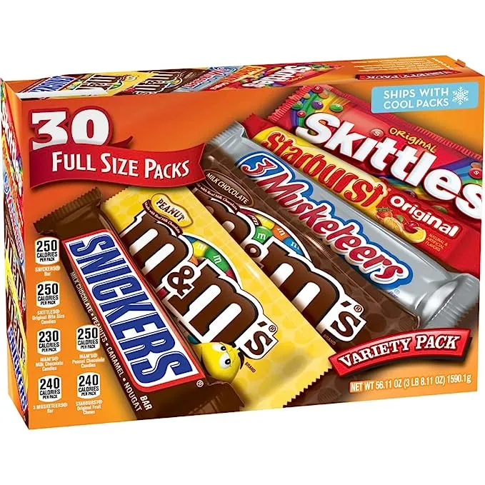 Mars Full-Size Candy Bars Variety Pack