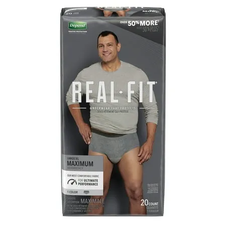 Depend Real-Fit Underwear, Maximum Absorbency, Small/Medium, 1 Color - 22 underwear