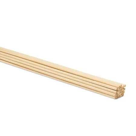 Woodpeckers Crafts, DIY Unfinished Wood 24 x 5/16 Dowel Rods, Pack of 25