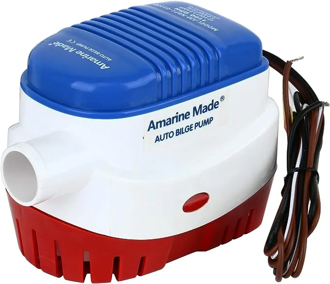 Amarine-made 12v 1100gph Auto Boat Bilge Pump Automatic Submersible Boat Bilge Water Pump (A: 1100gph Auto pump)