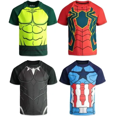 Marvel 4 Pack T-Shirts