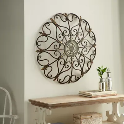 Iron Rustic Wall Decor In Brown