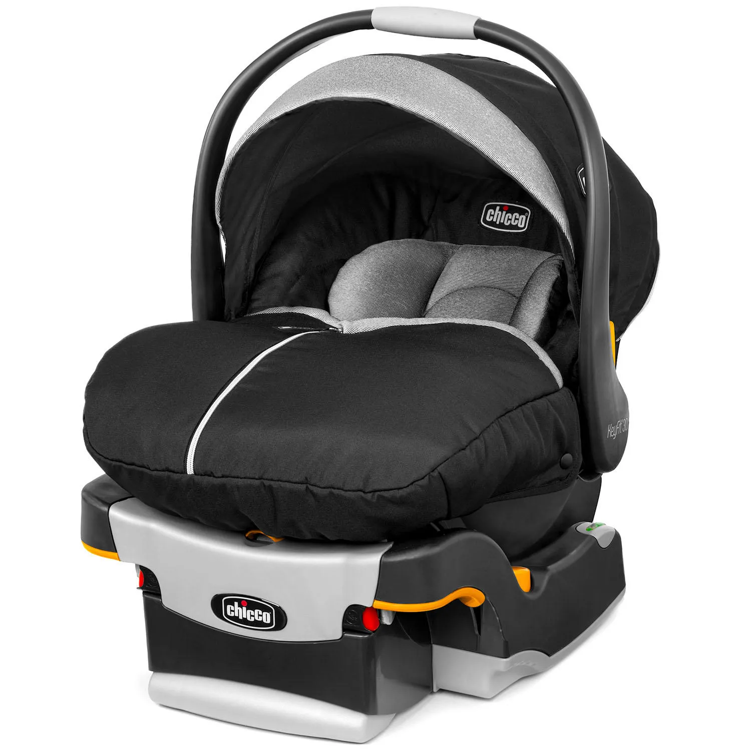 Chicco KeyFit 30 Zip Infant Car Seat, Black