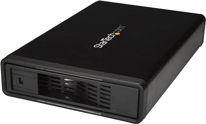 StarTech.com S351BMU33ET 3.5in SATA Hard Drive Enclosure USB 3.0/eSATA