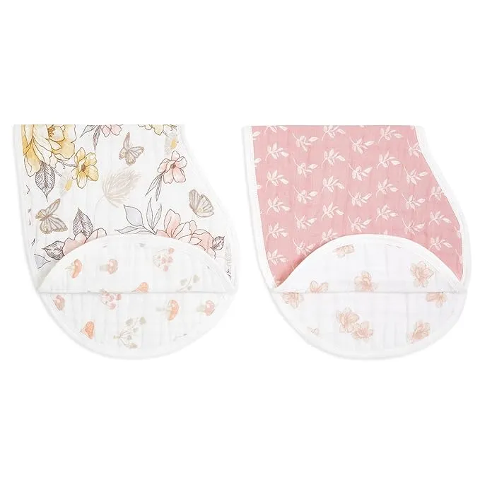 aden + anais 2-Pack Organic Cotton Burpy Bibs