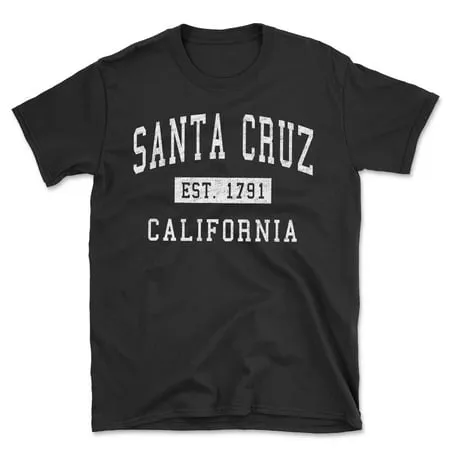 Santa Cruz California Classic Established Men s Cotton T-Shirt