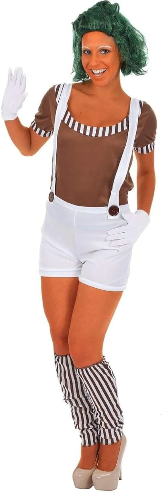 Chocolate Worker/Oompa Loompa Women's Costume - X-Large