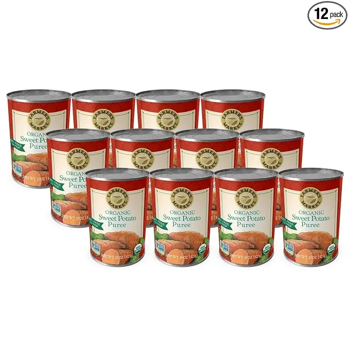 (12 Pack) Farmer's Market Organic Pumpkin - Potato Puree, 15 oz.