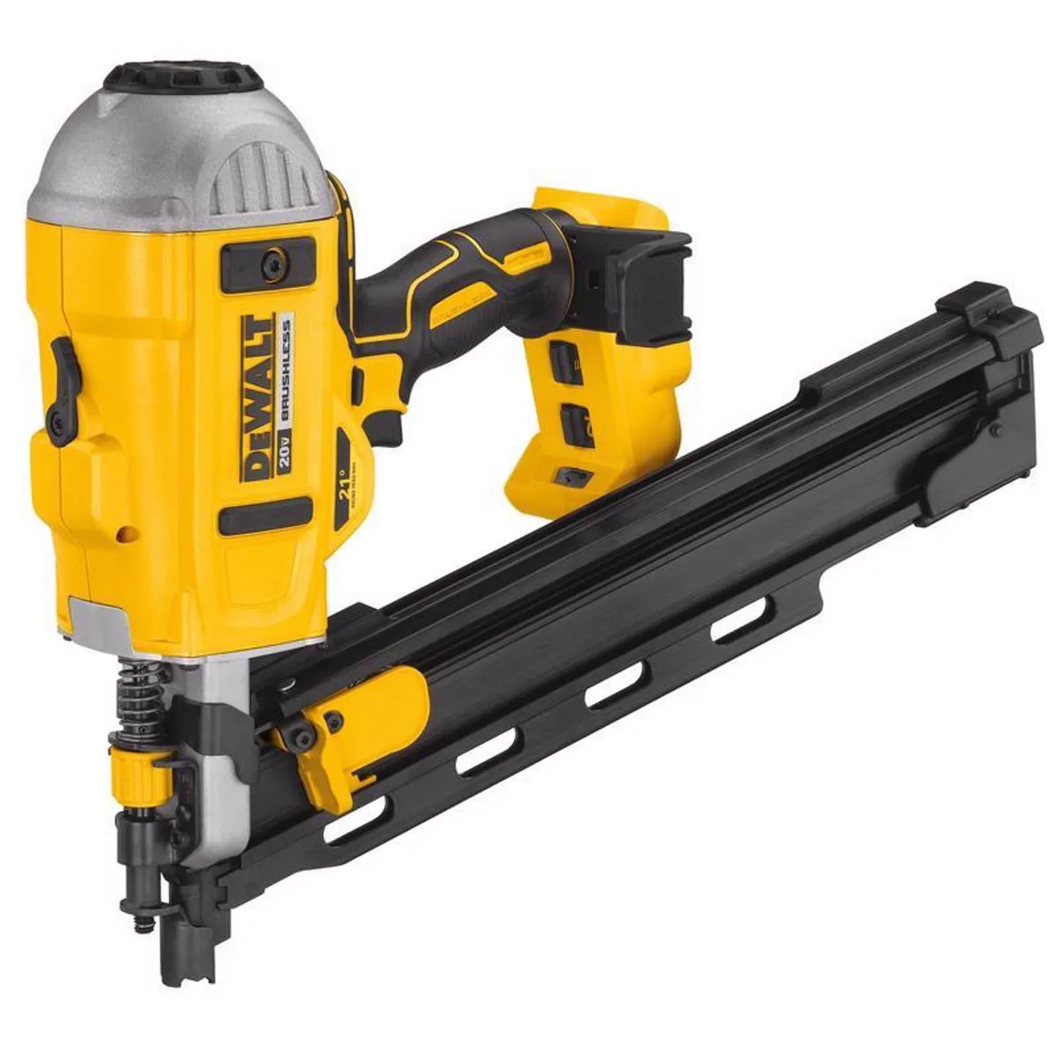 20V MAX XR Lithium-Ion Cordless Brushless 2-Speed 21° Plastic Collated Framing Nailer (Tool Only)