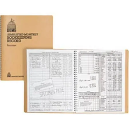 Dome Bookkeeping Record Book